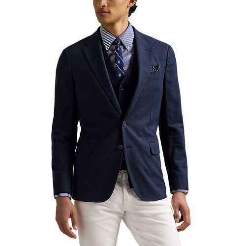 Polo Ralph Lauren Polo Modern Plaid Linen-Blend Jacket